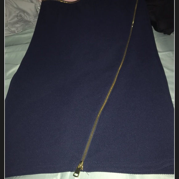 Spense pink and blue dress with zipper accent - Picture 4 of 6